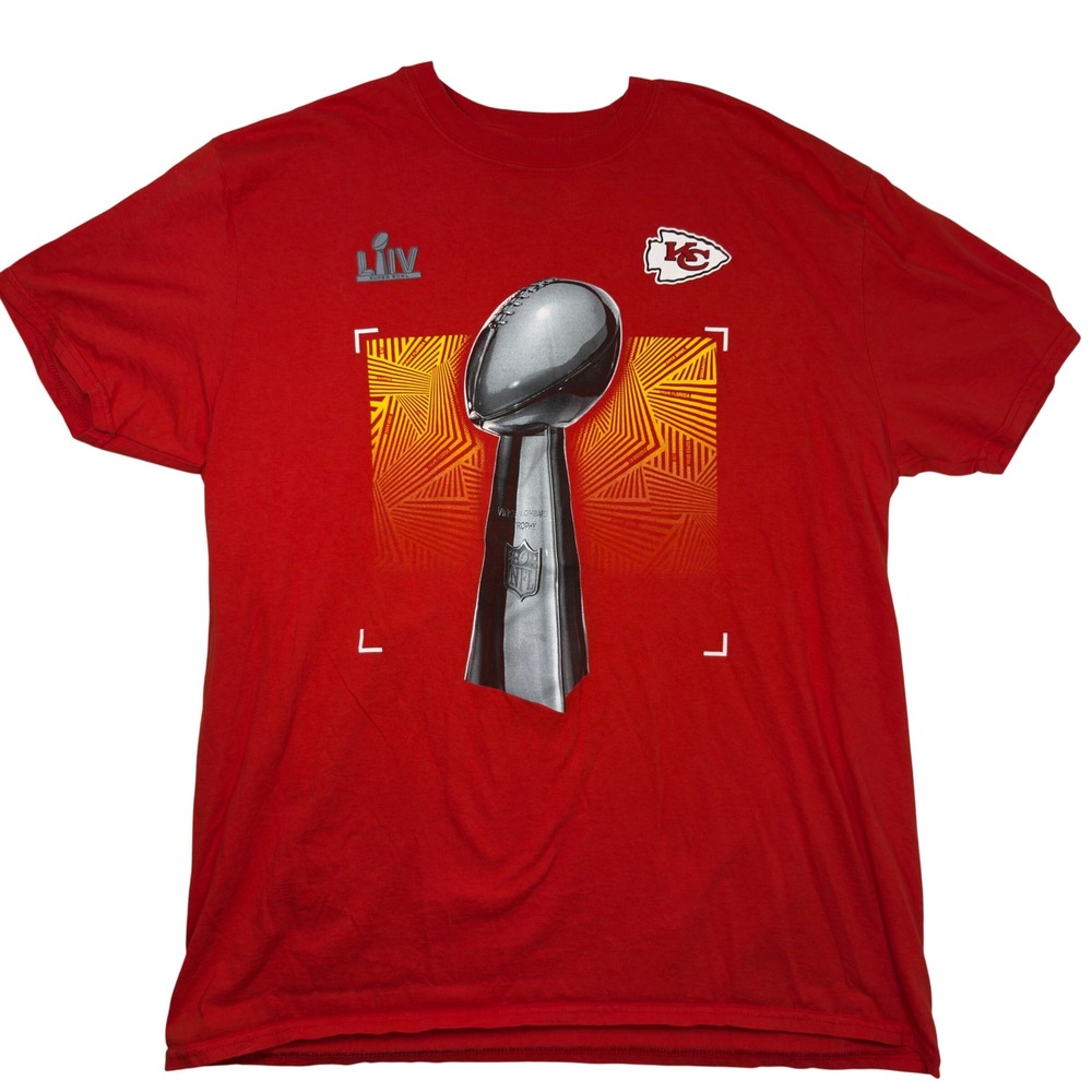 Fanatics T-Shirt Kansas City Chiefs Super Bowl LIV Champions Graphic Red XL